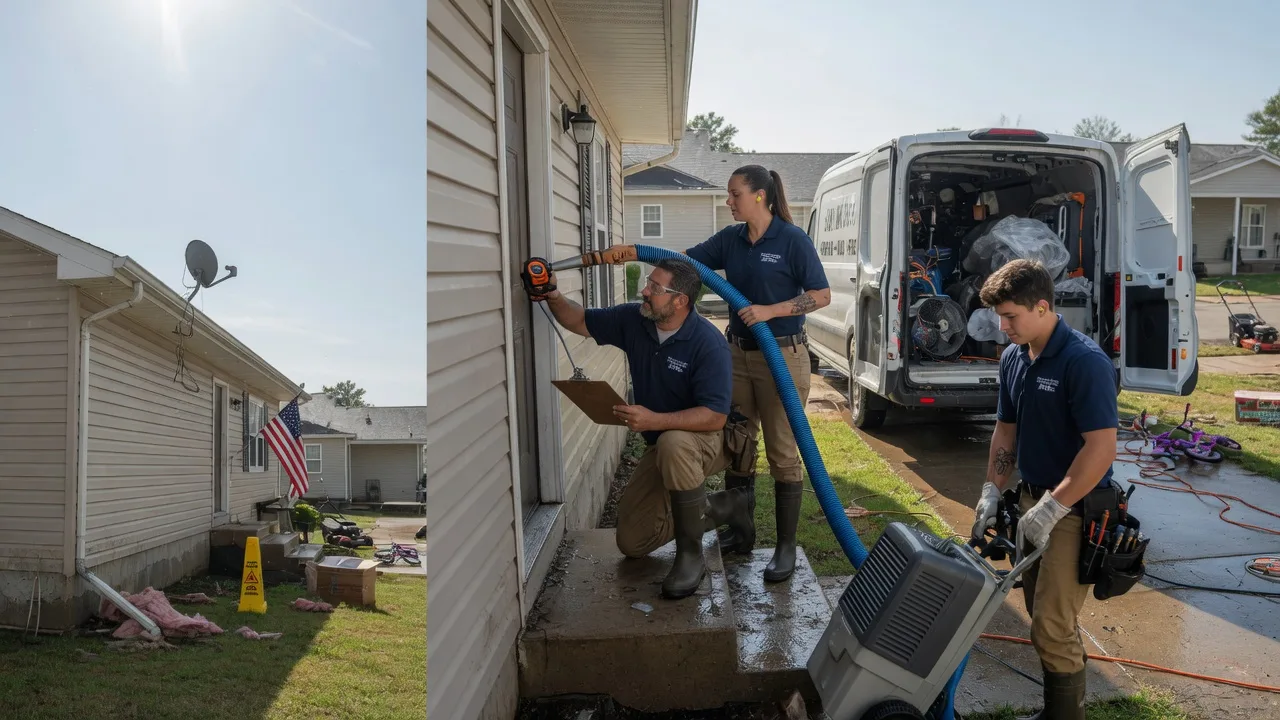 Ceiling Water Damage Restoration in Kenova, WV near me